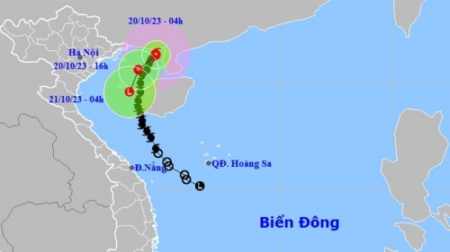 Diễn biến mới nhất về bão số 5: Suy yếu dần thành áp thấp nhiệt đới