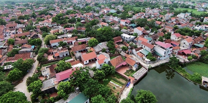 Một góc làng cổ Đường Lâm, Hà Nội. Ảnh: T.H