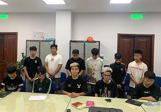 11 thành viên của nhóm “Hanoi Underbone Team” bị khởi tố vì gây rối trật tự công cộng