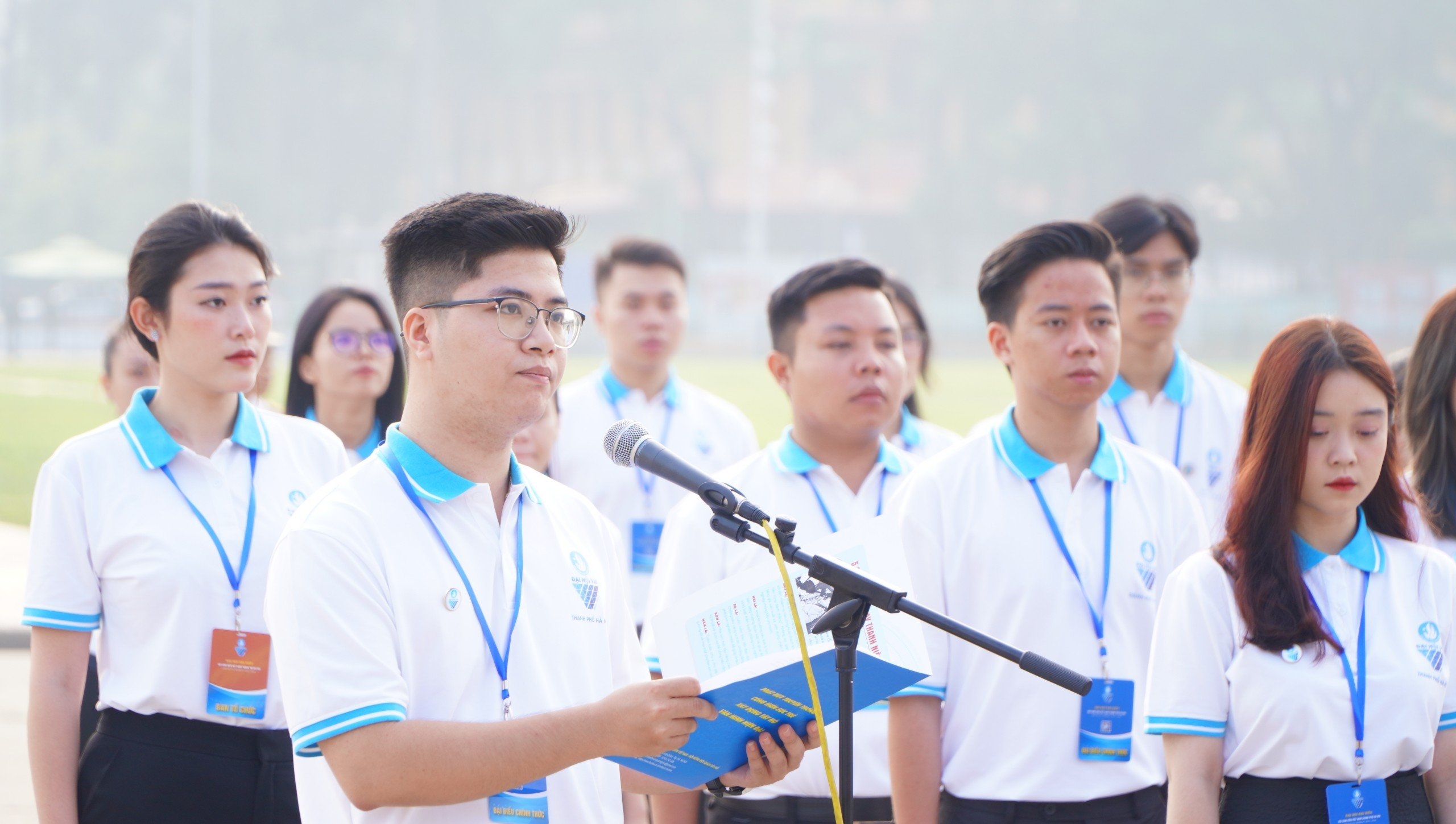 Hội Sinh viên TP Hà Nội báo công dâng Bác, khai mạc Đại hội Hội Sinh viên TP Hà Nội lần VIII