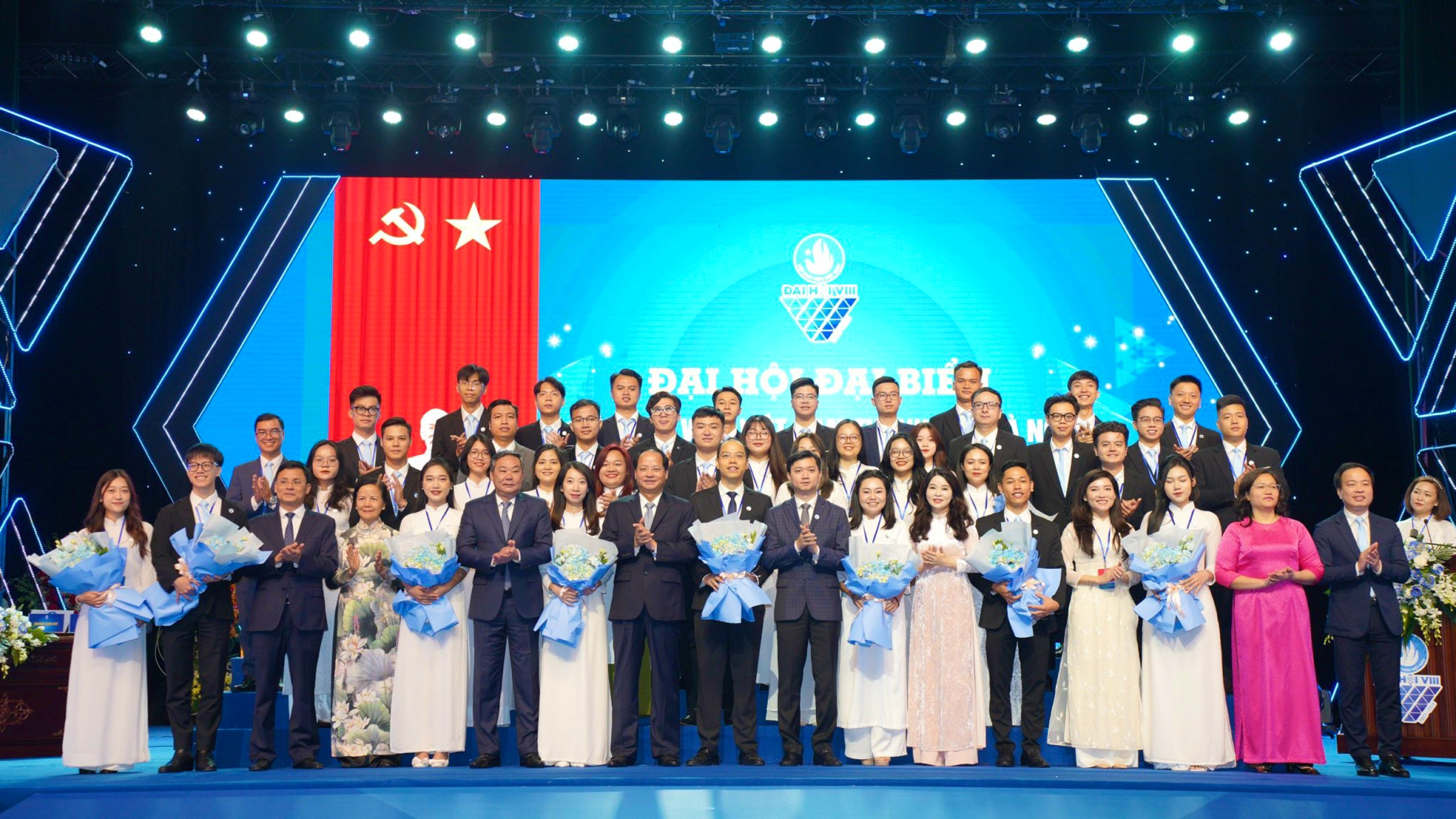 Toàn cảnh Ðại hội đại biểu Hội Sinh viên Việt Nam thành phố Hà Nội lần thứ VIII