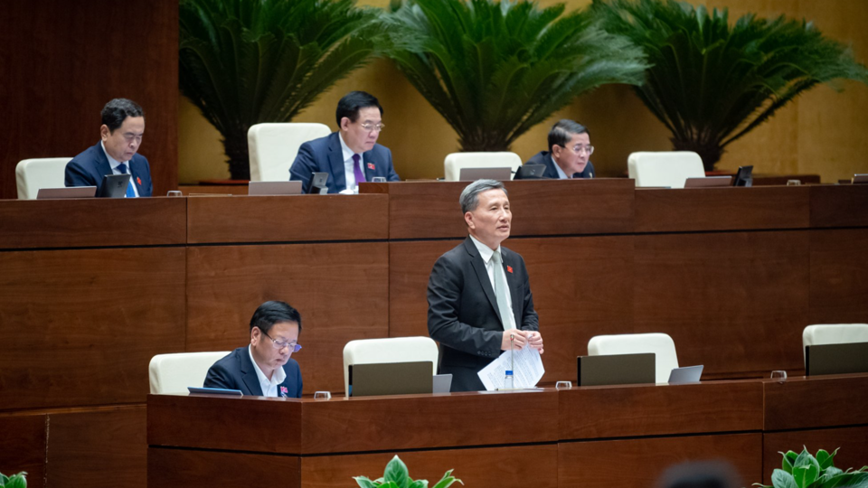 Chủ nhiệm Ủy ban Khoa học, Công nghệ và Môi trường của Quốc hội Lê Quang Huy (Ảnh: Quochoi.vn)