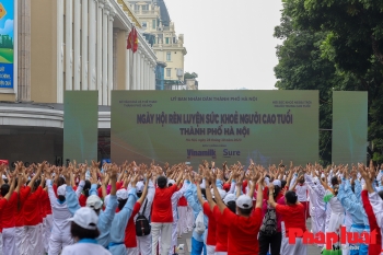 Ấn tượng ngày hội rèn luyện sức khoẻ người cao tuổi Hà Nội