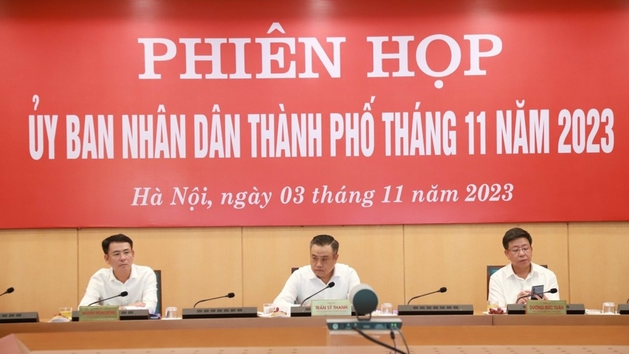 UBND TP Hà Nội xem xét một số nội dung thuộc thẩm quyền