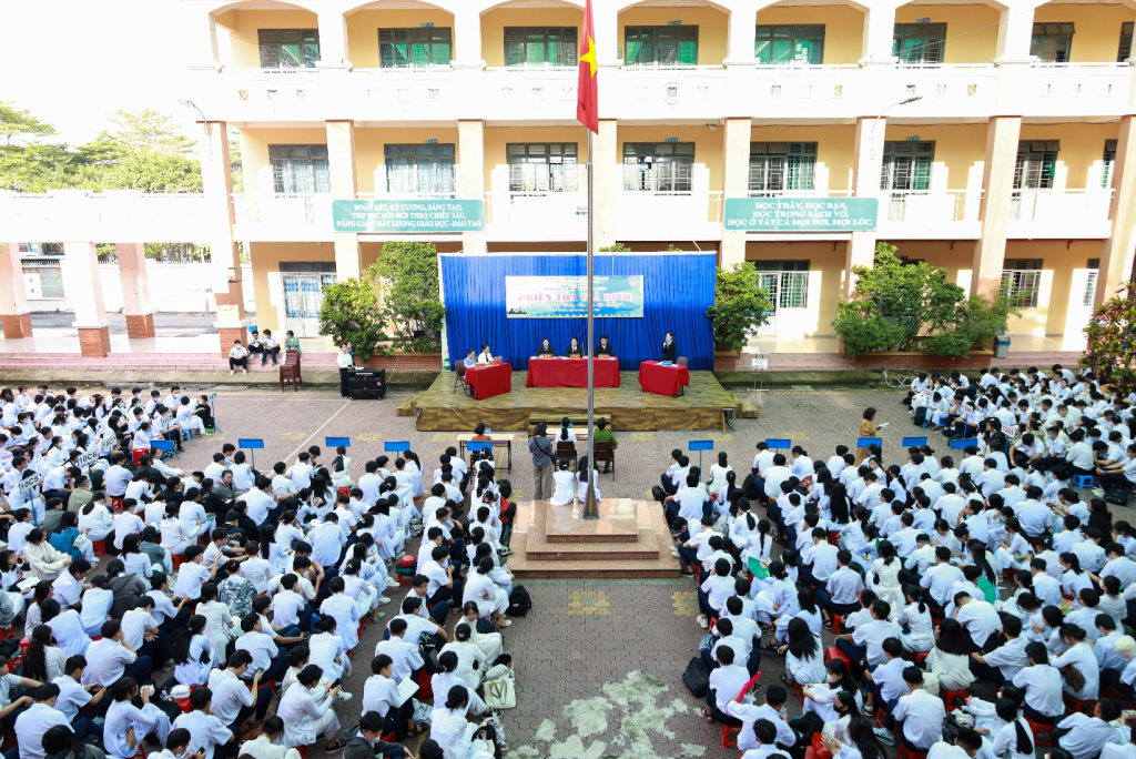 Chương trình cho học sinh Trường THPT Nguyễn Văn Linh, quận 8 – ngày 06/11/2023