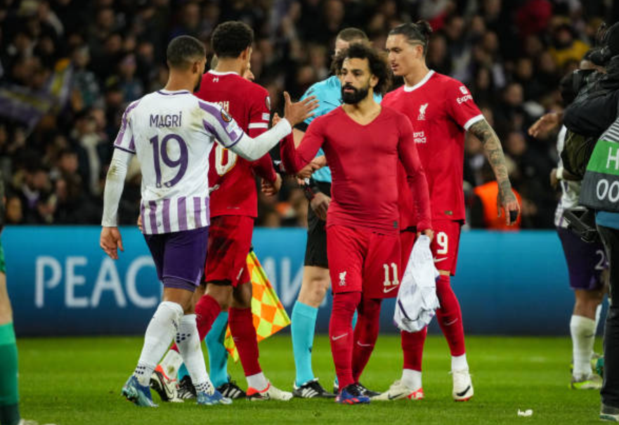 Liverpool thua sốc trước Toulouse tại Europa League