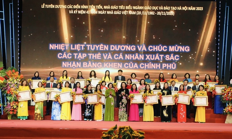 4 nhà giáo Hà Nội đạt danh hiệu nhà giáo tiêu biểu năm 2023