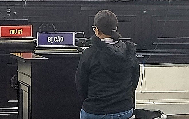 Bị cáo tại phiên tòa. Ảnh: N.N Bị cáo tại phiên tòa. Ảnh: N.N