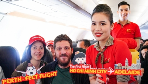 Tin vui: Đường bay đến Perth, Adelaide của Vietjet vừa khai trương