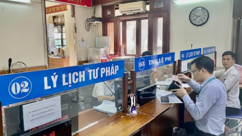 Nhiều giải pháp nâng cao hiệu quả cấp phiếu lý lịch tư pháp