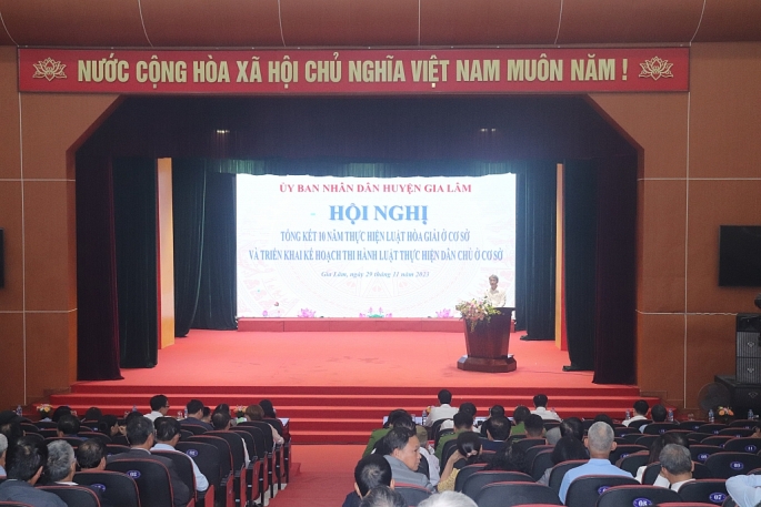 Huyện Gia Lâm, Hà Nội: Công tác hòa giải cơ sở đã đi vào nền nếp, chất lượng và hiệu quả