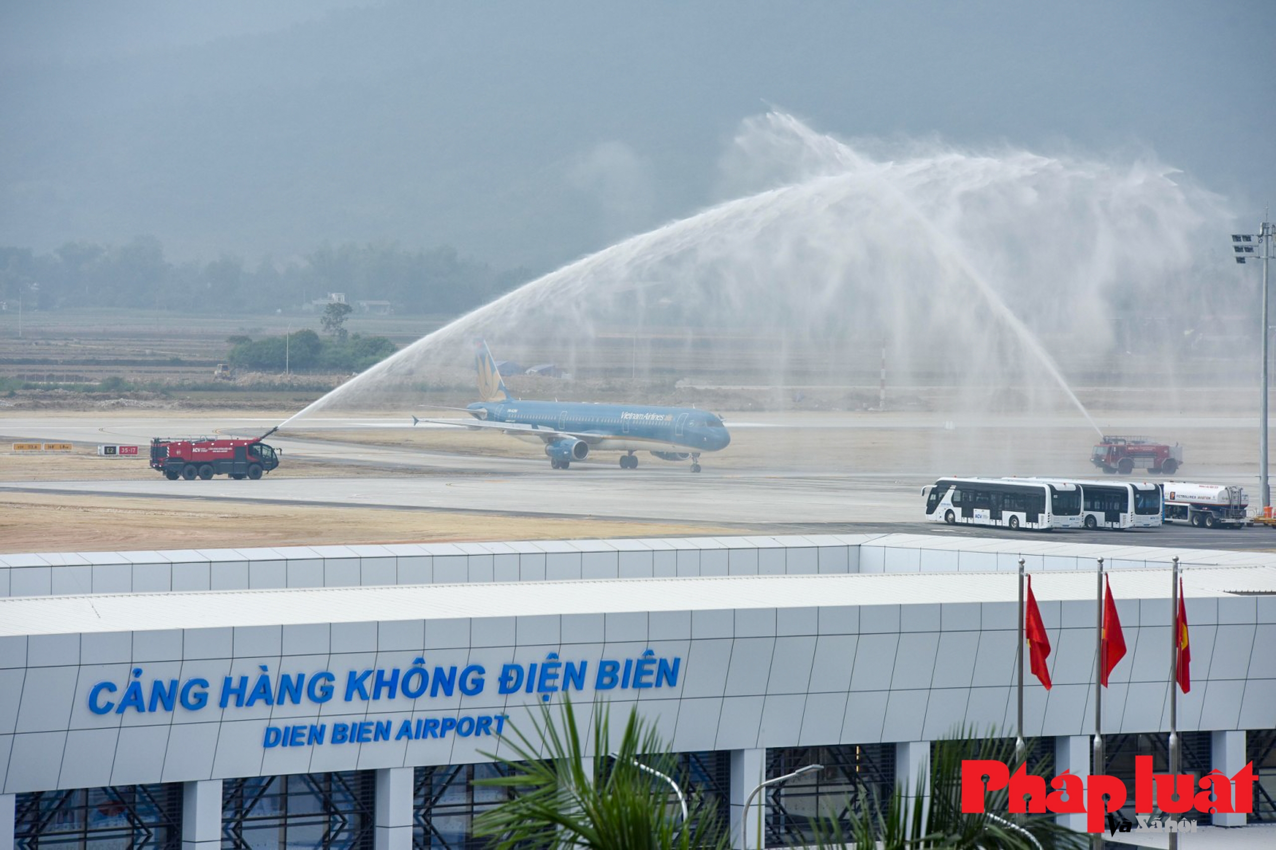 Sân bay Điện Biên lần đầu tiên trong lịch sử đón tàu bay cỡ lớn