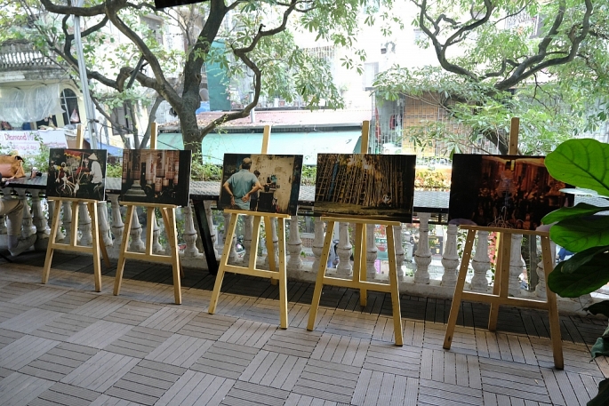 Các tác phẩm ấn tượng được trưng bày tại triển lãm. 