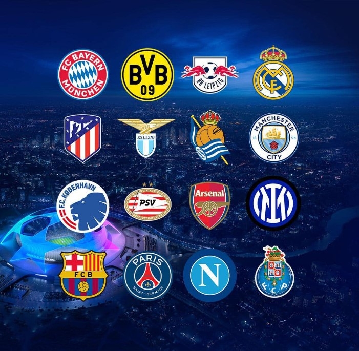 Thông tin mới nhất về vòng 1/8 Champions League