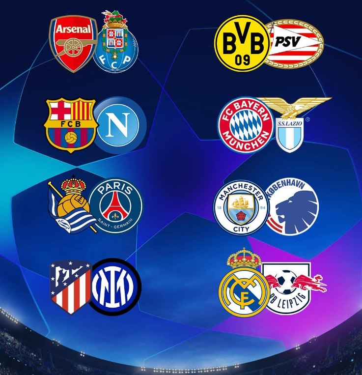 Bốc thăm vòng 1/8 Champions League: PSG may mắn, Inter 