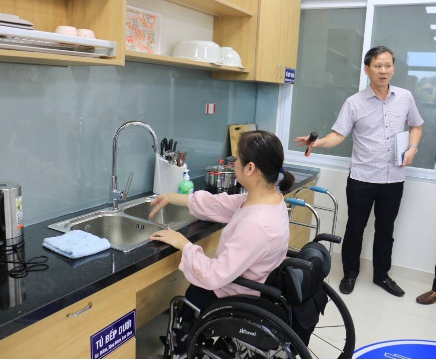 Hiệu quả mô hình Nhà trung chuyển hỗ trợ phục hồi chức năng cho người bệnh, người khuyết tật