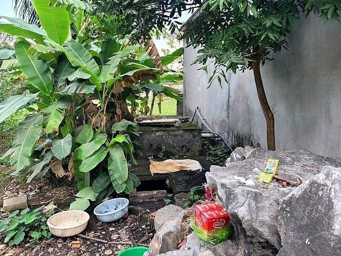 Khu vườn nhà ông Nguyễn Văn Q, nơi phát hiện bộ hài cốt nữ giới mất tích 13 năm trước