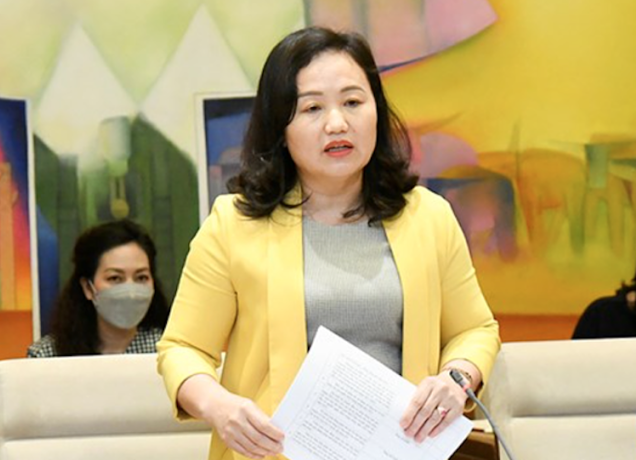 Bà Phạm Thúy Chinh, Phó Chủ nhiệm Ủy ban Tài chính, Ngân sách của Quốc hội                 Ảnh: Quốc hội                   