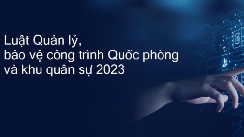 Luật Quản lý, bảo vệ công trình quốc phòng và khu quân sự 2023 có hiệu lực từ 1/1/2025