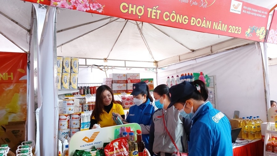 Hà Nội: 120 gian hàng tham gia Chợ Tết Công đoàn năm 2024