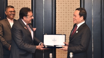 Phó Thủ tướng Chính phủ Trần Lưu Quang tiếp Lãnh sự danh dự Việt Nam tại bang Gurajat