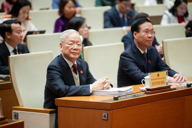 Tổng Bí thư Nguyễn Phú Trọng tham dự khai mạc Kỳ họp bất thường lần thứ 5 Quốc hội khóa XV
