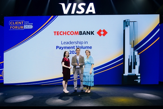 Techcombank nhận giải thưởng của Visa