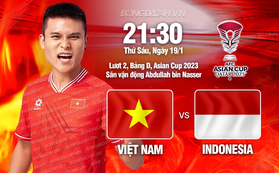 Những thống kê đáng chú ý trước trận đấu Việt Nam vs Indonesia