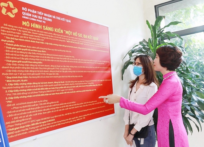 Hà Nội đẩy mạnh cải cách thủ tục hành chính: Những con số 