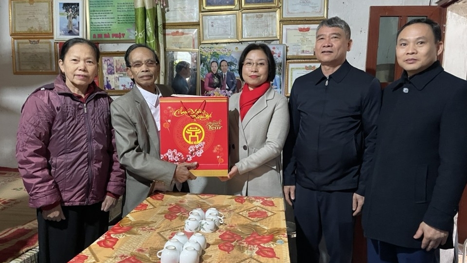 Hà Nội: Lãnh đạo thành phố thăm, chúc Tết tại huyện Phú Xuyên