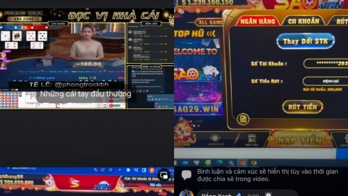 Livestream chơi cờ bạc online trong ngày giáp Tết?