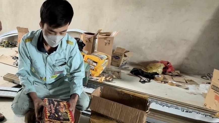 Bắt quả tang nam thanh niên ở Đà Nẵng tàng trữ hàng cấm