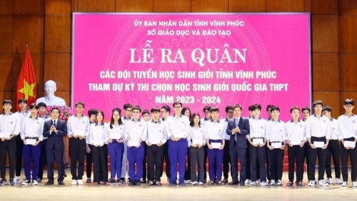 Vĩnh Phúc: hơn 90% thí sinh dự thi đạt giải học sinh giỏi quốc gia năm học 2023-2024