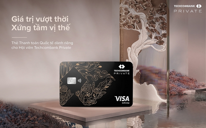 Thẻ thanh toán quốc tế Techcombank Private 