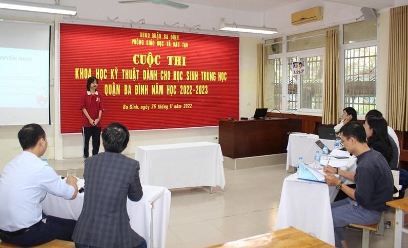 4 trường học của Hà Nội có đề tài dự thi khoa học kỹ thuật cấp quốc gia