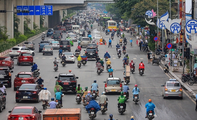 Hà Nội điều chỉnh tổ chức giao thông tuyến đường Nguyễn Trãi. Ảnh: Thế Bằng