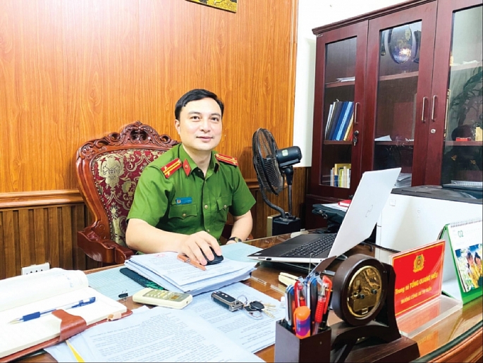 Trung tá Tống Quang Hiếu, Trưởng CA thị trấn Xuân Mai, huyện Chương Mỹ, Hà Nội: 