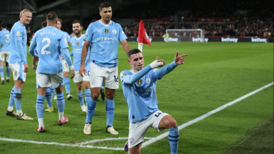 Brentford 1-3 Man City: cú hat-trick ấn tượng của Phil Foden