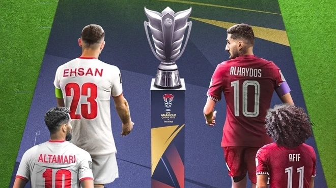 Link xem trực tiếp chung kết Asian Cup 2023, Jordan vs Qatar, 22h hôm nay 10/2/2024