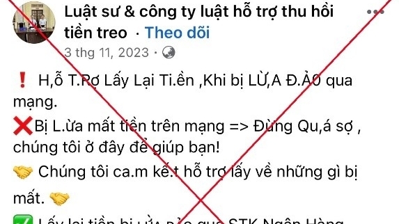 Người phụ nữ ở Hà Nội liên tiếp bị lừa mất tiền vì tin "luật sư rởm"