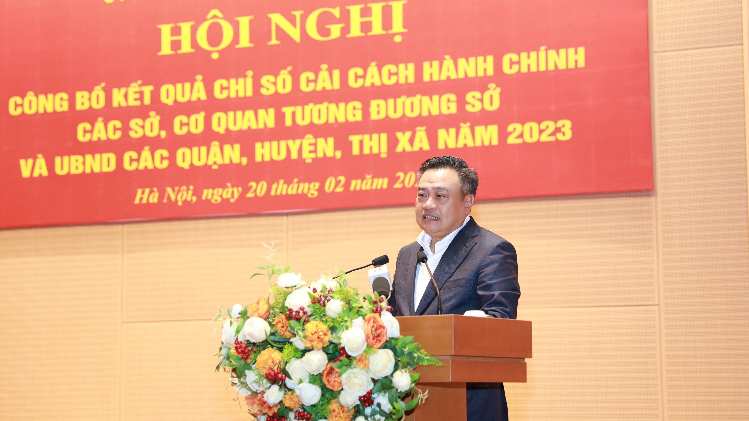 Hà Nội: Sở Nội vụ, quận Đống Đa đạt chỉ số Cải cách hành chính năm 2023 cao nhất