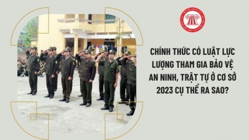 Nhiệm vụ của lực lượng tham gia bảo vệ an ninh, trật tự ở cơ sở