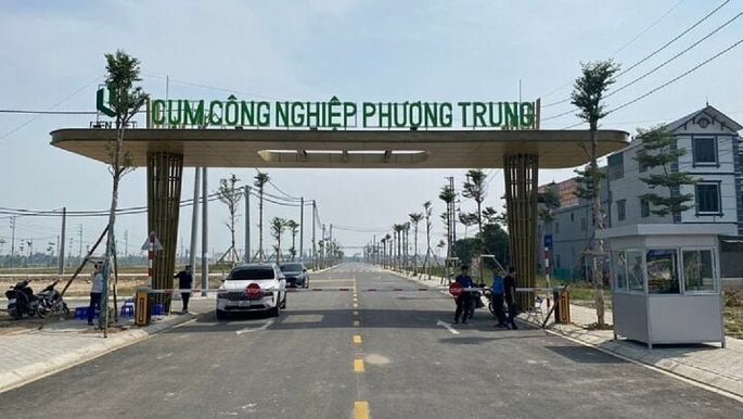 Cụm công nghiệp Phương Trung, huyện Thanh Oai hướng tới cụm công nghiệp xanh, sạch, hiện đại.	Ảnh: H. Nhung