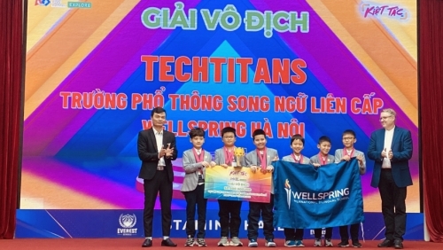 Tài năng nhí Hà Nội tham dự chung kết cuộc thi robot thế giới 2024