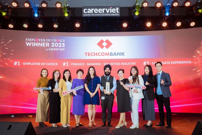 Techcombank 3 năm liên tiếp dẫn đầu “Top 1 Nhà tuyển dụng được yêu thích nhất