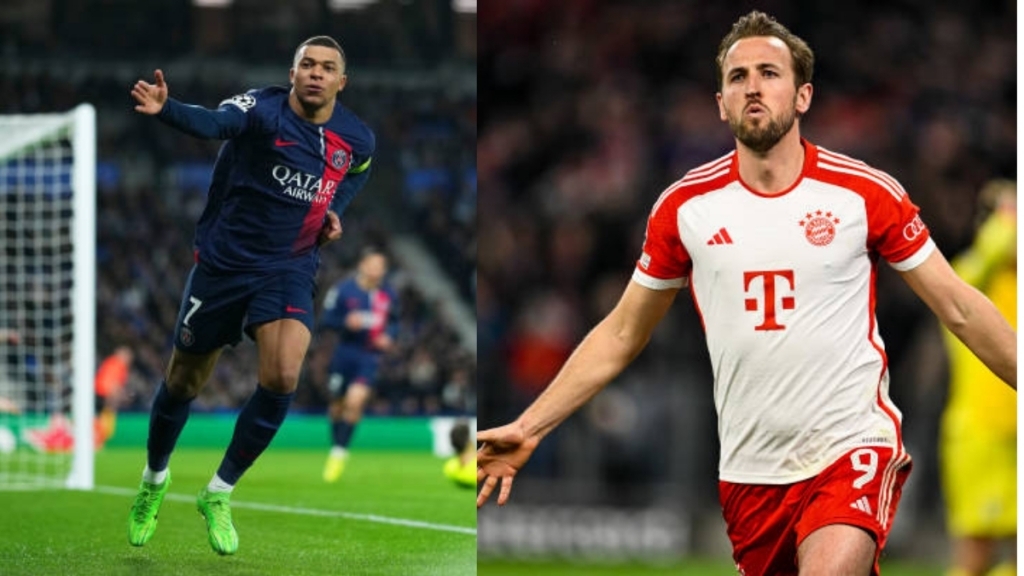Kane và Mbappe tỏa sáng để đưa Bayern và PSG vào tứ kết Champions League