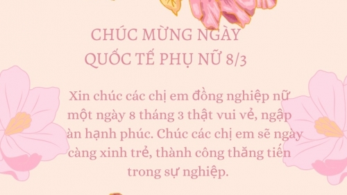 Những lời chúc 8/3 ý nghĩa dành tặng đồng nghiệp, đối tác nữ