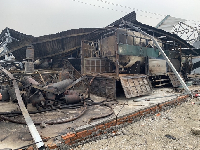 Công an TP Hà Nội thông tin về vụ cháy làm 3 người bị thương tại huyện Thường Tín