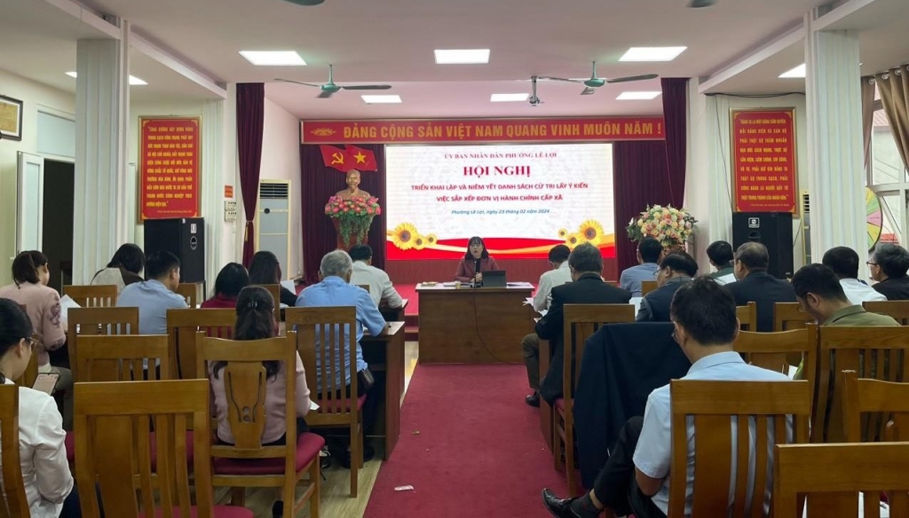 Thị xã Sơn Tây, Hà Nội: Công khai, dân chủ tạo sự đồng thuận trong sắp xếp đơn vị hành chính