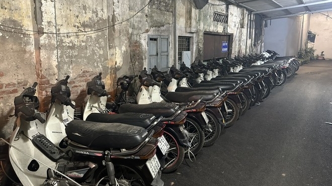 Hà Nội: tìm chủ sở hữu của 16 chiếc xe máy Honda Dream